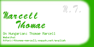 marcell thomae business card